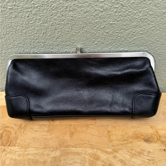 Black Leather Clutch - Picture 1 of 6